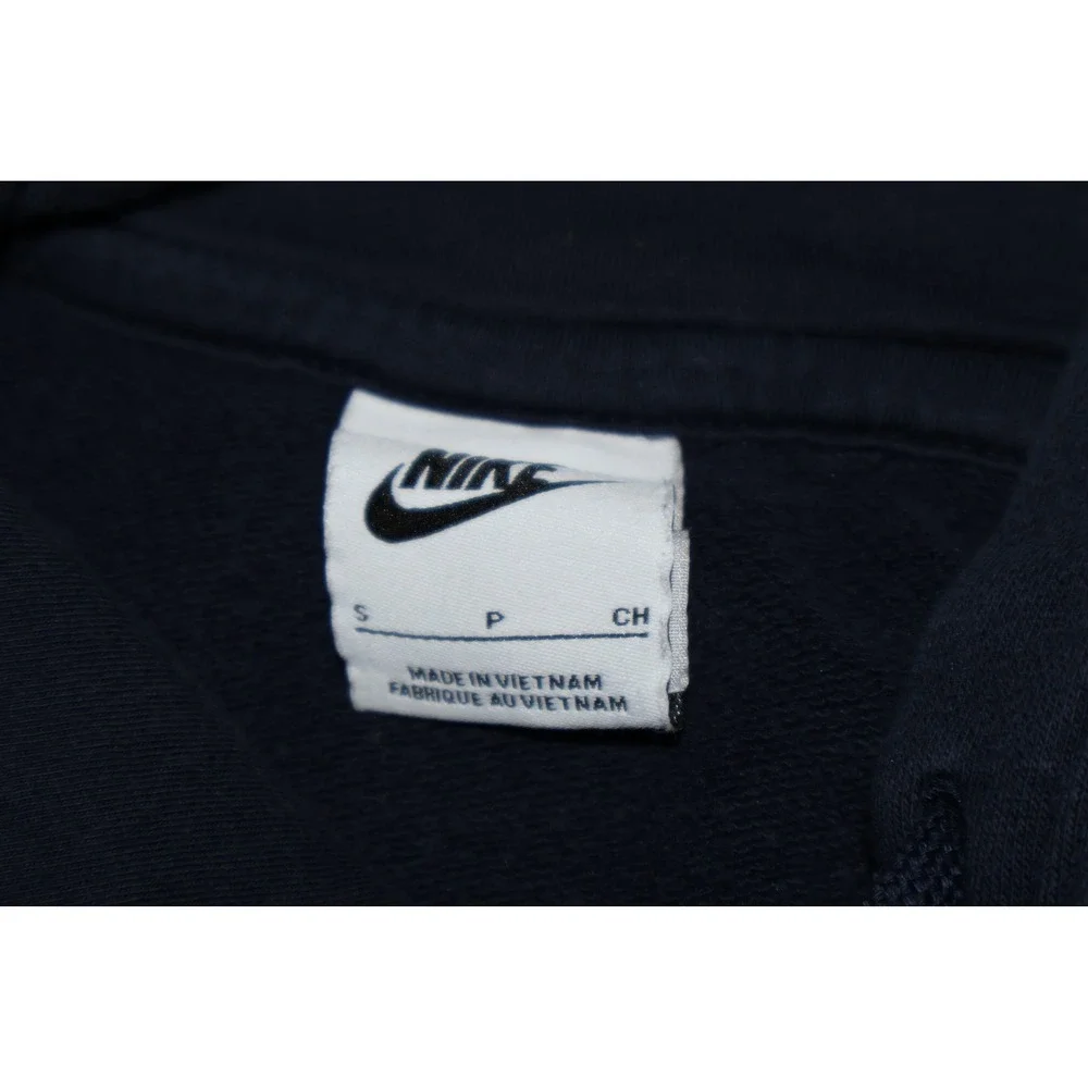 Nike Hoodie Womens Small Navy Blue Sportswear Club Fleece Pullover Logo